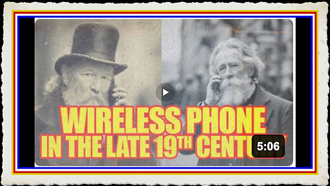 Wireless Phone in The Late 19th Century