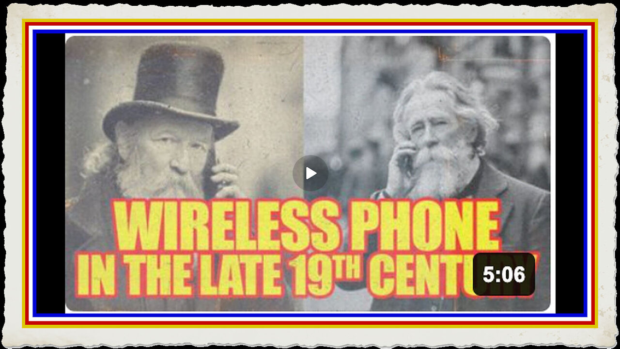 Wireless Phone in The Late 19th Century