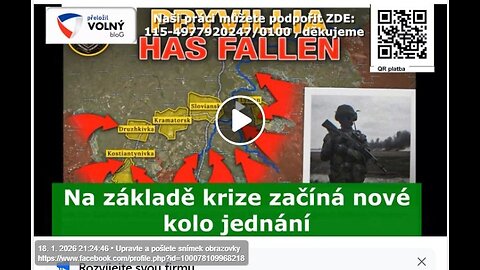 18.1. Na základě krize začíná nové kolo jednání⚡️ Military Summary