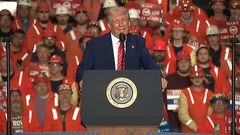 President Donald Trump Speaks At US Steel In Pittsburgh On Deal With Nippon Steel - May 30, 2025