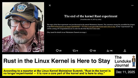 Rust in the Linux Kernel is Here to Stay