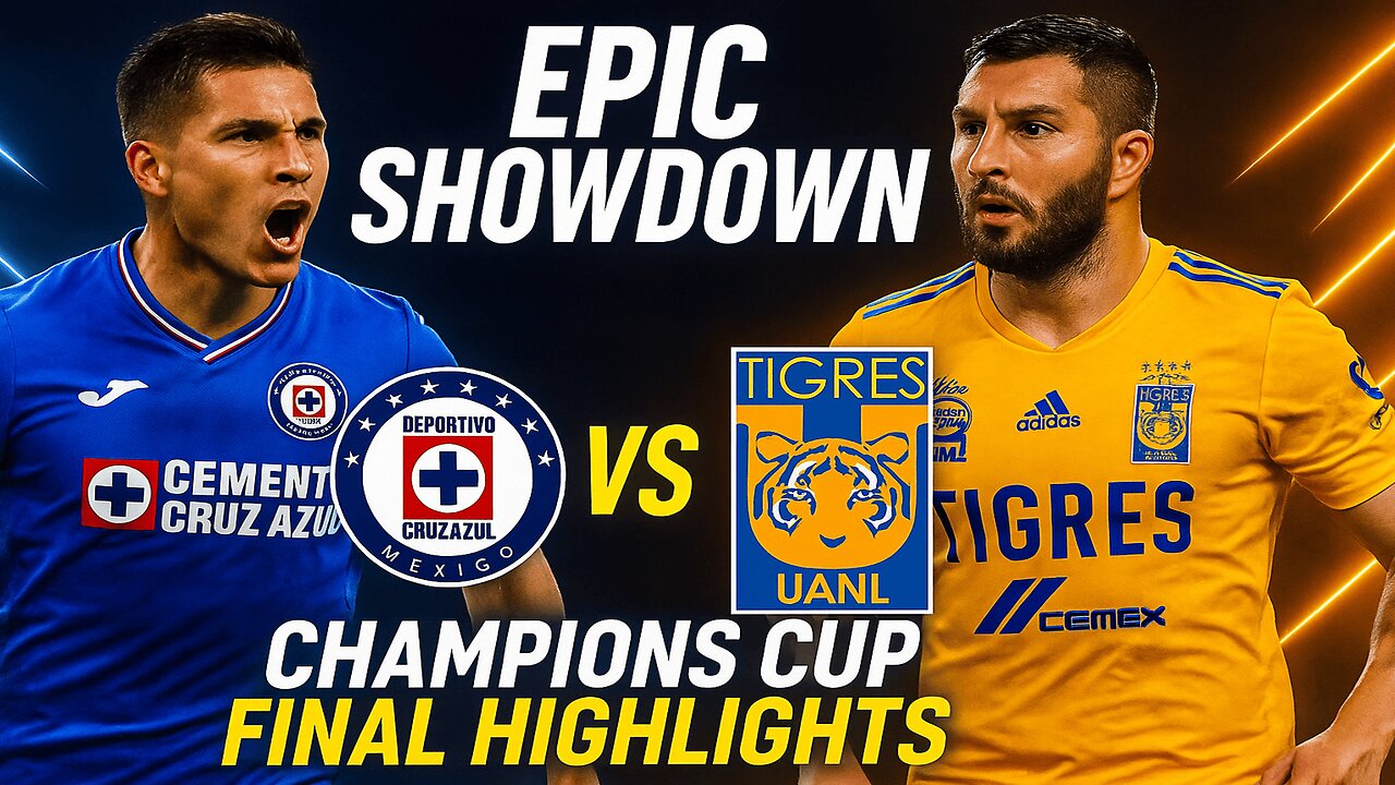 Epic Showdown Cruz Azul vs Tigres UANL Champions Cup Final Highlights ...