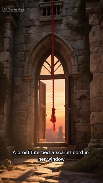 What a Scarlett cord did Rahab.🚨🤯✝️🚨#jesuschrist #GodsExistence #History #biblicaltruth #bible