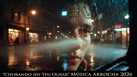 **Chorando no Teu Olhar — A Balada Que Faz a Alma Tremer 💔✨**