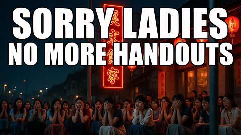 China's Gold Digger Economy Has Collapsed – Men Are Refusing To Spend Even A Dime On Women