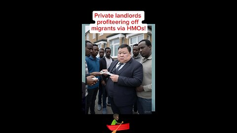 Private landlords profiteering off migrants via HMOs!