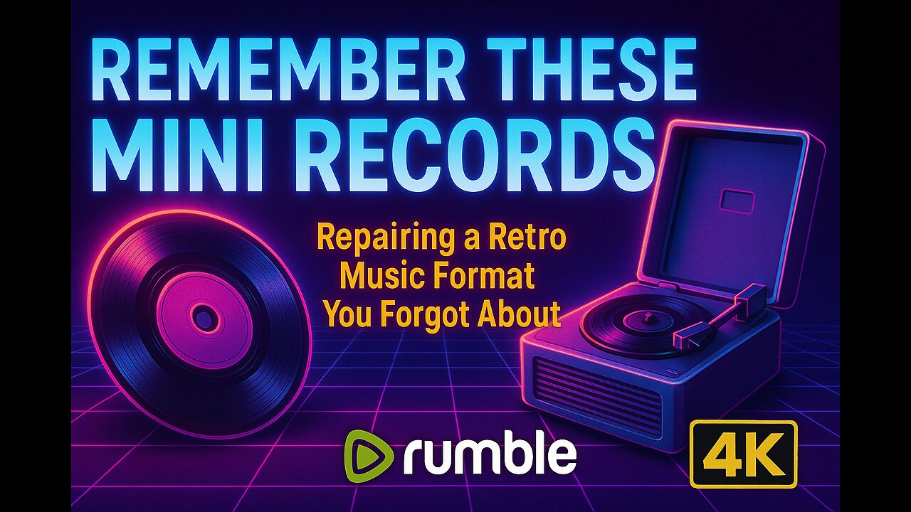 🎵🔧 Remember These Mini Records? Repairing a Retro Music Format You Forgot! 💿✨
