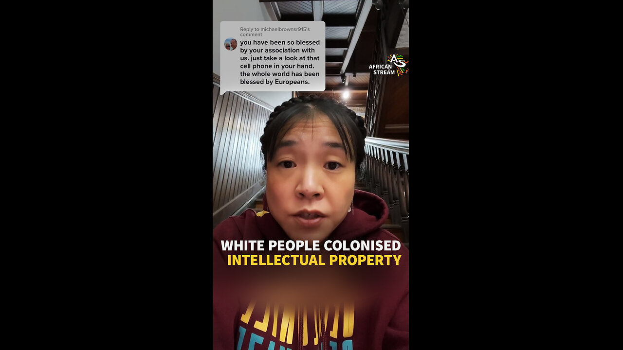 WHITE PEOPLE COLONISED INTELLECTUAL PROPERTYv