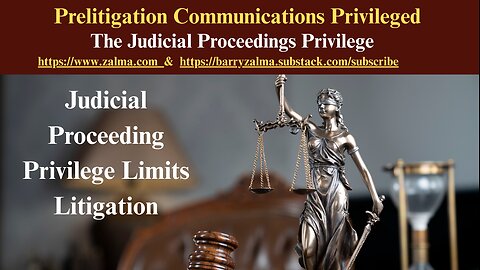 Prelitigation Communications Privileged