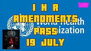 The SHOCKING Truth About International Health Regulations Becoming International Law