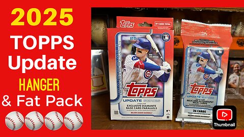 2025 Topps Update Hanger & Fat #packopening #baseballcards #topps #toppsupdate