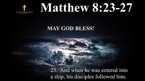 Matthew 8:23-27