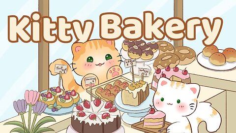 Cat Bakery Lofi 🍞🥐1 Hour Cafe Song ☕Stream cafe☀️cute & relaxing music 🔆 Make Your Day Betterr