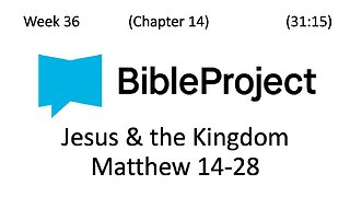 2025-09-17 Bible in a Year - Week 36 - Matthew 14-28