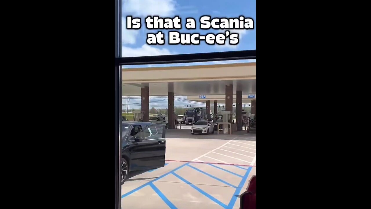 getting some gas before hitting the road