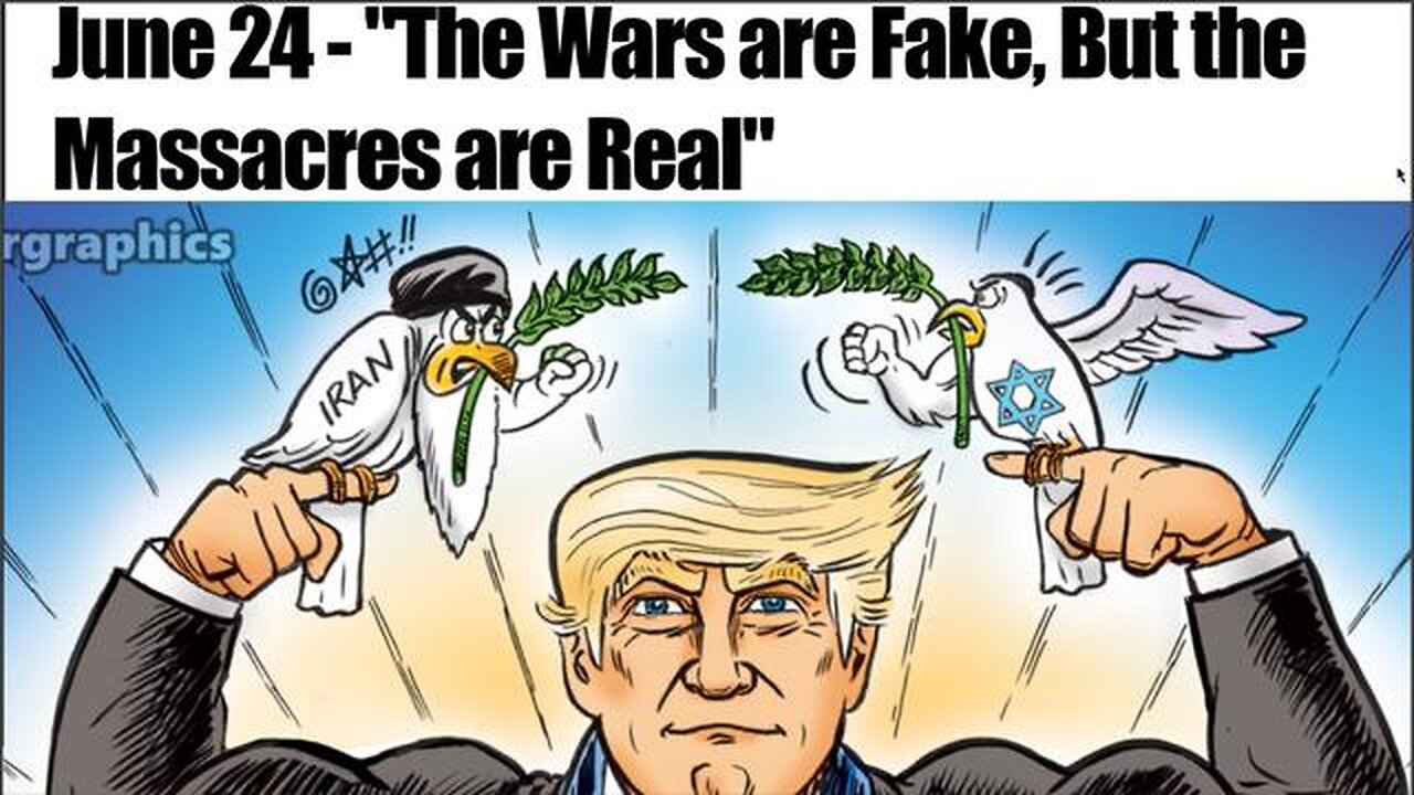 The Wars are Fake, But the Massacres are Real