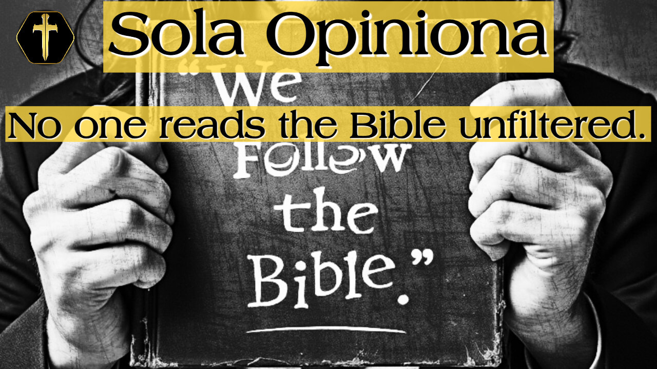 Is sola scriptura really a reliable path to Christian truth? No.