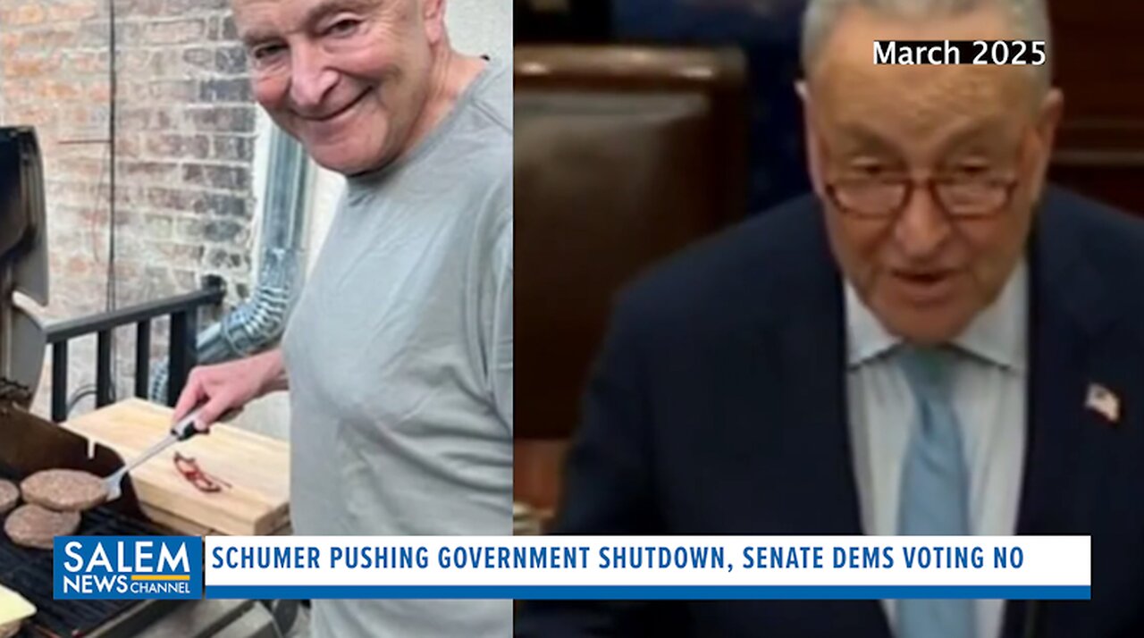 Chuck Schumer Pushing Government Shutdown “Democrat Senators Will Not Vote For Budget Bill”