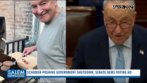 Chuck Schumer Pushing Government Shutdown “Democrat Senators Will Not Vote For Budget Bill”