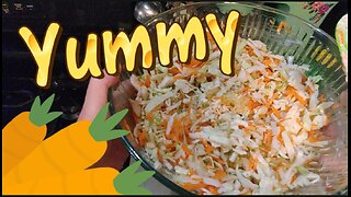BETTER THAN KFC! 🥬🥕🍋 THIS TONGUE TINGLING COLESLAW RECIPE WILL HAVE YOU BEGGING FOR MORE! 😋
