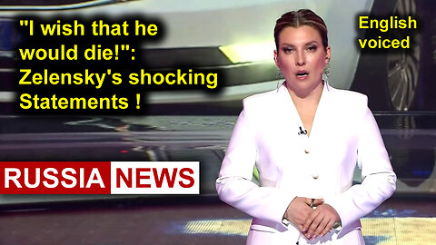 "I wish that he would die!": Zelensky's shocking Statements!