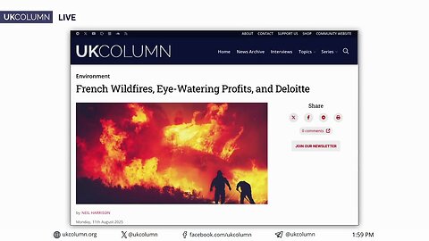 Flames of Neglect: The Wildfire Problem We’re Choosing Not to Solve | UK Column News