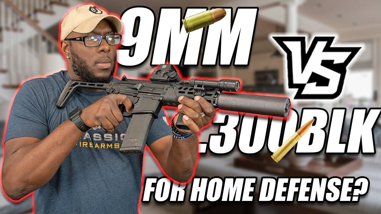 The Best Home Defense Caliber (9mm vs .300 Blackout)