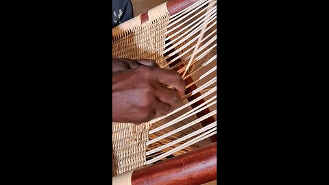 Rattan On Wood Armchair Weaving Techniques #Rattan #woodworking #craft