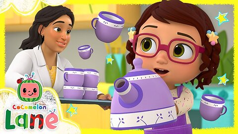 Bella's Tea Party Song | NEW CoComelon Lane Songs & Nursery Rhymes on Netflix