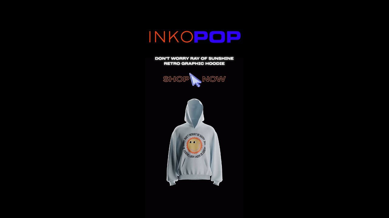 DON'T WORRY RAY OF SUNSHINE RETRO GRAPHIC HOODIE