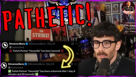 Twitch EXPOSED For Banning Hasan For Just 24 Hours!