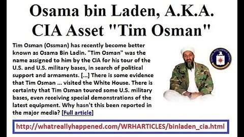 (2011) Former CIA Michael Schueur & James Corbett terrorism to SCARE the population.