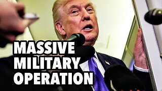 US massive military build up for regime change