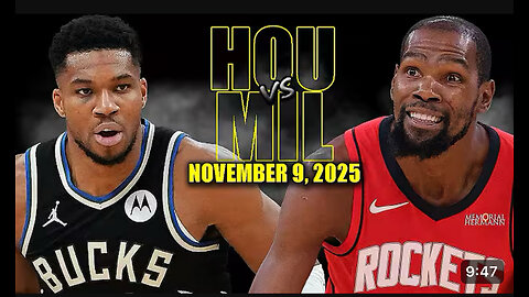 Milwaukee Bucks vs Houston Rockets game highlights