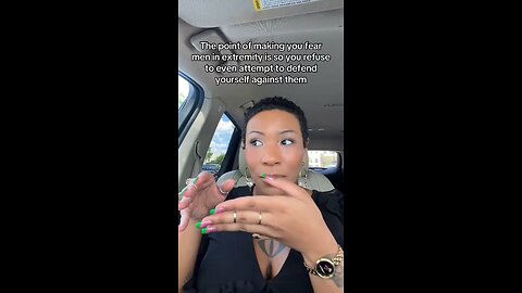 women shouldn't have to be afraid of men