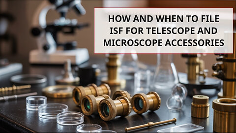 How And When To File ISF For Telescope And Microscope Accessories