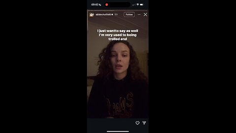 Abby Chatfield reacting to Clementine Ford allegations