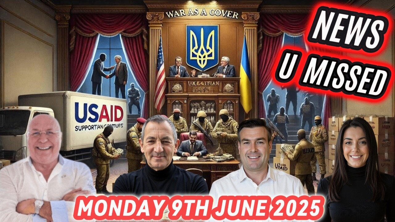 CHARLIE WARD DAILY NEWS WITH CHARLIE WARD, PAUL BROOKER & LEMBIT OPIK MONDAY 9TH JUNE 2025