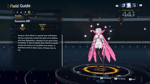 rosemon BM all digivolution/de-digivolution/profile Digimon Story Time Stranger