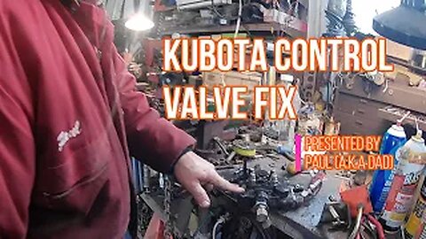 Kubota Hydraulic Valve Spring Fix