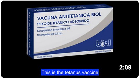 Optical Microscope Analysis of a Tetanus Vaccine from Biol Laboratories, Argentine Industry