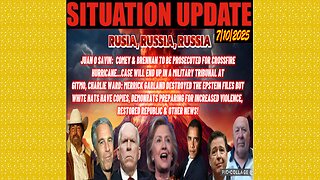 SITUATION UPDATE 7/10/25 - Merrick Garland Destroyed The Epstein Files But White Hats Have Copies