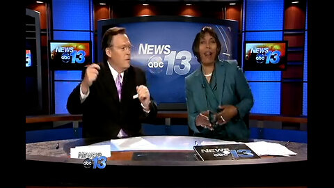 May 23, 2011 - WLOS Anchors Darcel Grimes & Larry Blunt Bust a Move