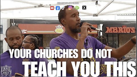 YOUR CHURCHES DO NOT TEACH YOU THIS