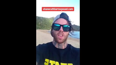 Shane Cuthbert exposed on Cairns beach