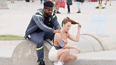 Moaning While Strangers Rub Sunscreen on Me! 😂☀️ | Awkward Beach Prank Gone Too Far! 🏖️