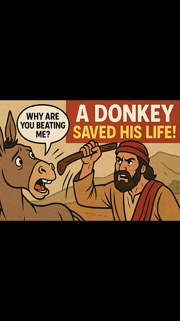 A Donkey Saved His Life?! 🤯 You thought the Bible was boring? Think again!