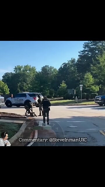 Naked man is tased after leading police on a foot chase.