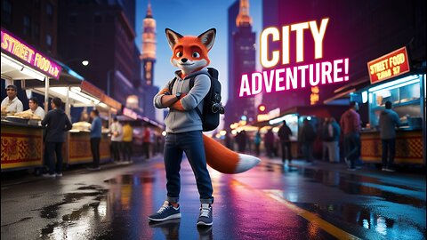 City Adventure with Tiko Bhai 🦊 | Street Food, Nightlife & Skyline Vibes