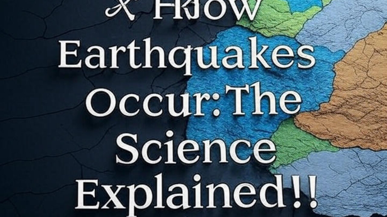 🌋⚡How Earthquakes Occur: The Science Explained!